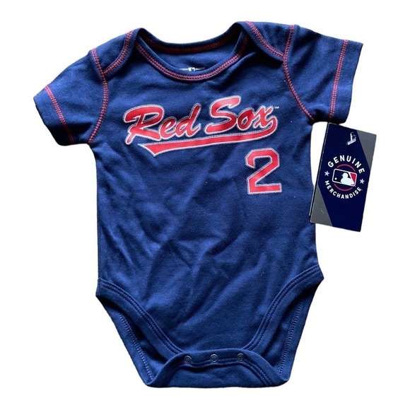 Boston Red Sox Infant Bodysuit 2 piece Size 0/3 months see description NEW - Picture 1 of 6